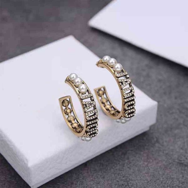 2022 factory wholesale new di new pearl earrings women's personality network red, Golden
2022 factory wholesale new di new pearl earrings women's personality network red, Golden