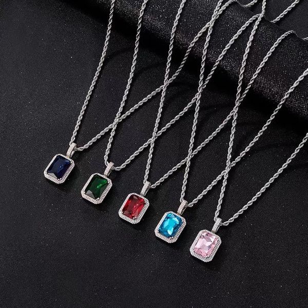 designer pendant necklaces gold silver chain hip hop jewelry men women fashion necklaces zirconia square colored stones gifts wholesale with
designer pendant necklaces gold silver chain hip hop jewelry men women fashion necklaces zirconia square colored stones gifts wholesale with