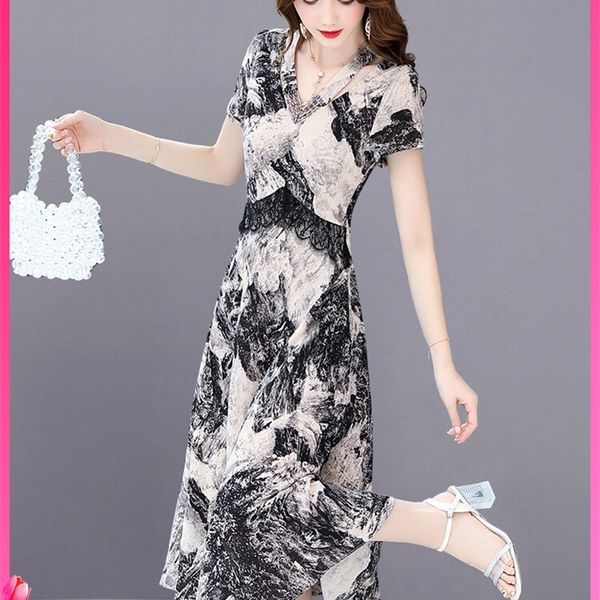 casual dresses chiffon dress women's summer long skirt 2022 slim fit, thin temperament, feeling, broken flower k828, Black;gray
casual dresses chiffon dress women's summer long skirt 2022 slim fit, thin temperament, feeling, broken flower k828, Black;gray