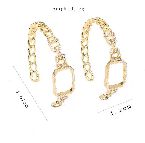 20style mixed simple 18k gold plated letters stud brand designers famous women crystal rhinestone pearl earring jewelry, Golden;silver
20style mixed simple 18k gold plated letters stud brand designers famous women crystal rhinestone pearl earring jewelry, Golden;silver