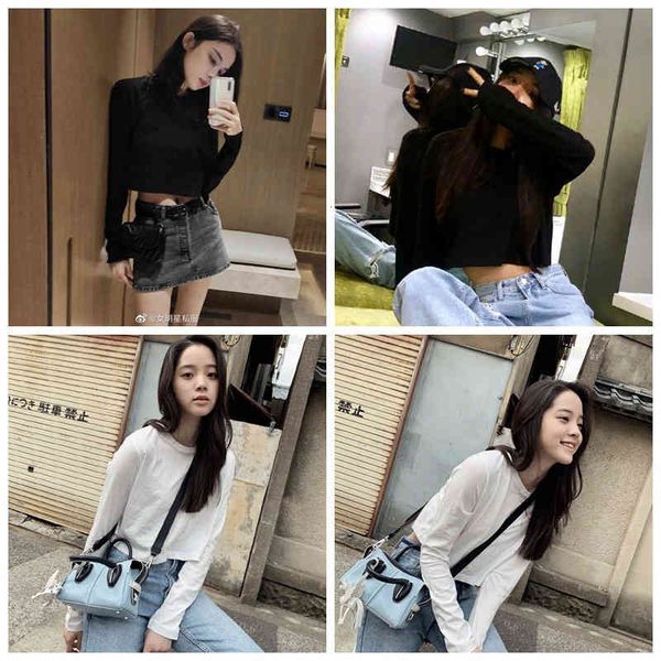 women's t-shirt we11 yang mi ouyang na zha basic embroidery short long sleeve t-shirt women's loose tee shirt, White
women's t-shirt we11 yang mi ouyang na zha basic embroidery short long sleeve t-shirt women's loose tee shirt, White