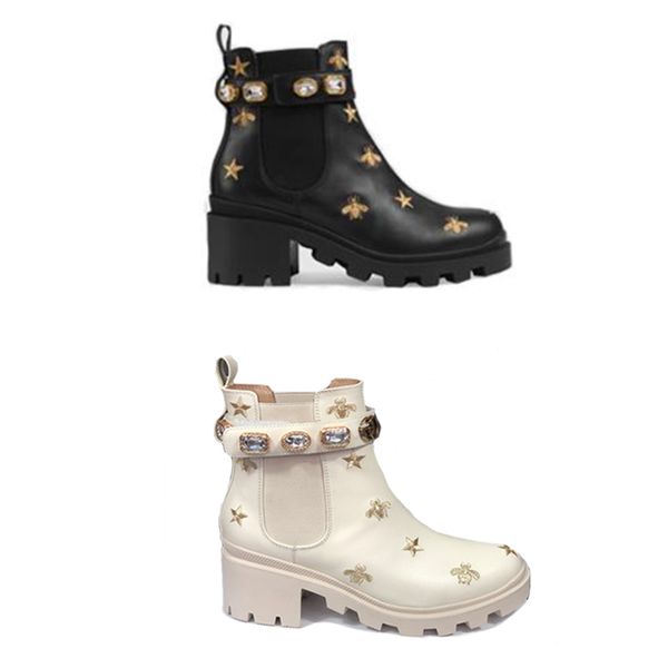 women platform ankle boot desert boot star and bee embrokdered trip leather chelse boots wiht crystal belt winter booties no13, Black
women platform ankle boot desert boot star and bee embrokdered trip leather chelse boots wiht crystal belt winter booties no13, Black