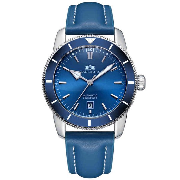 wrist watch men automatic self wind mechanical net stainless steel black blue leather strap super luxury heritage big face 46mm ocean watch, Slivery;brown
wrist watch men automatic self wind mechanical net stainless steel black blue leather strap super luxury heritage big face 46mm ocean watch, Slivery;brown