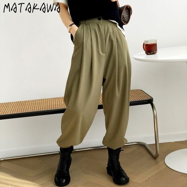 vintage streetwear high waist design sense suit trousers womens autumn loose wideleg pants for women 210506, Black;white
vintage streetwear high waist design sense suit trousers womens autumn loose wideleg pants for women 210506, Black;white