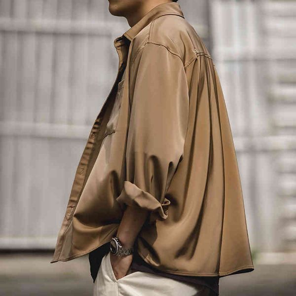 men's tracksuits madden work clothes american satin long sleeved shirt loose ice silk feeling pendant shirt men's fashion yp9b, Gray
men's tracksuits madden work clothes american satin long sleeved shirt loose ice silk feeling pendant shirt men's fashion yp9b, Gray