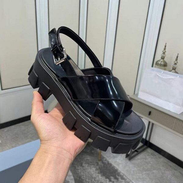 platform woman sandals designer sliders sandles white black real leather slingback summer lady gladiator sandal beach shoes size 35-40
platform woman sandals designer sliders sandles white black real leather slingback summer lady gladiator sandal beach shoes size 35-40