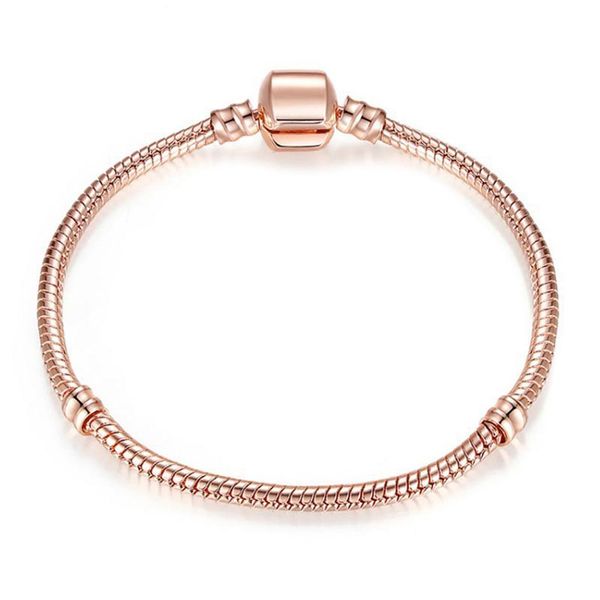 1pcs drop rose gold bracelets women snake chain charm beads for pandora bangle bracelet children gift b0192885, Golden;silver
1pcs drop rose gold bracelets women snake chain charm beads for pandora bangle bracelet children gift b0192885, Golden;silver