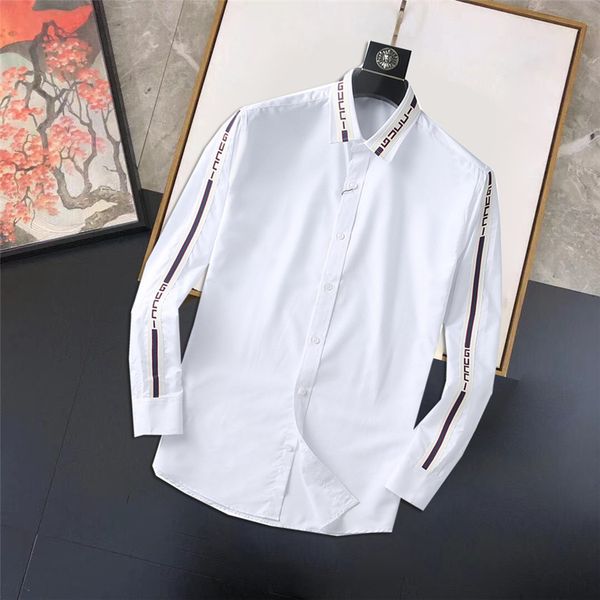 2022 designers mens dress shirts business fashion casual shirt brands men shirts spring slim fit shir t s chemises de marque pour hommes 04, White;black
2022 designers mens dress shirts business fashion casual shirt brands men shirts spring slim fit shir t s chemises de marque pour hommes 04, White;black