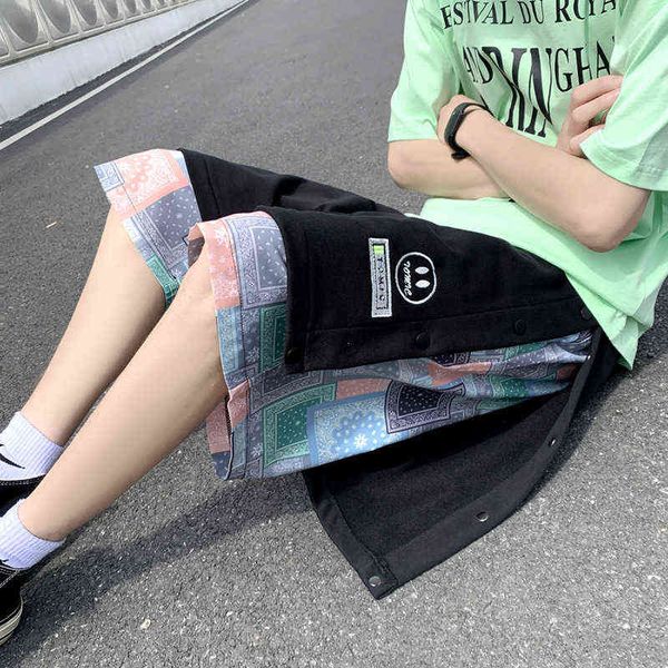 breasted cashew flower shorts men's fashion brand fat men large casual pants loose summer vacation pieces of, White;black
breasted cashew flower shorts men's fashion brand fat men large casual pants loose summer vacation pieces of, White;black