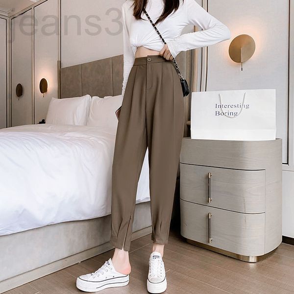 women's jumpsuits & rompers designer 2022 new spring and summer korean version fashionable loose thin radish suit pants high waist leis, Black;white
women's jumpsuits & rompers designer 2022 new spring and summer korean version fashionable loose thin radish suit pants high waist leis, Black;white