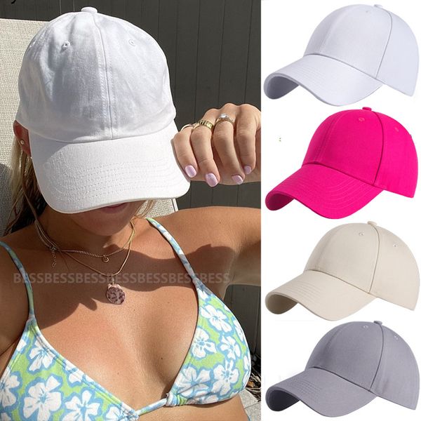 2022 high quanilty baseball caps hat for women men spring summer fashion soild color outdoor adjustable cap fashion hip hop hats y220716, Blue;gray 
2022 high quanilty baseball caps hat for women men spring summer fashion soild color outdoor adjustable cap fashion hip hop hats y220716, Blue;gray