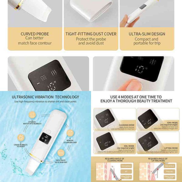nxy face care devices lcd screen facial skin scrubber ultrasonic ion pore deep peeling cleaner exfoliation grease blackhead extractor liftin
nxy face care devices lcd screen facial skin scrubber ultrasonic ion pore deep peeling cleaner exfoliation grease blackhead extractor liftin