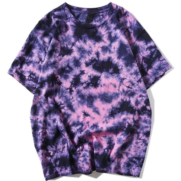 tie dye t shirt hip hop tshirt summer mens round neck loose tshirts 100 cotton womens oversize tees 220622, White;black
tie dye t shirt hip hop tshirt summer mens round neck loose tshirts 100 cotton womens oversize tees 220622, White;black