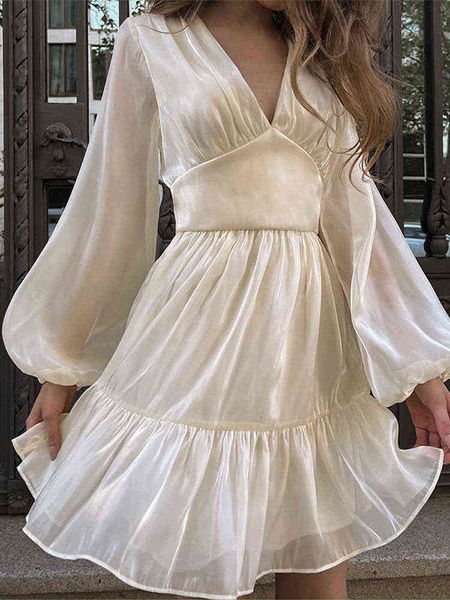 elegant v neck puff sleeve slim pleated dress women's shiny chiffon a line mini dresses 2022 female night party clubwear t220816, Black;gray
elegant v neck puff sleeve slim pleated dress women's shiny chiffon a line mini dresses 2022 female night party clubwear t220816, Black;gray