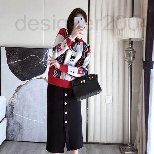 two piece dress designer hong kong style knitted sweater set women's early autumn clothes retro chic fashion temperament goddess skirt, White
two piece dress designer hong kong style knitted sweater set women's early autumn clothes retro chic fashion temperament goddess skirt, White
