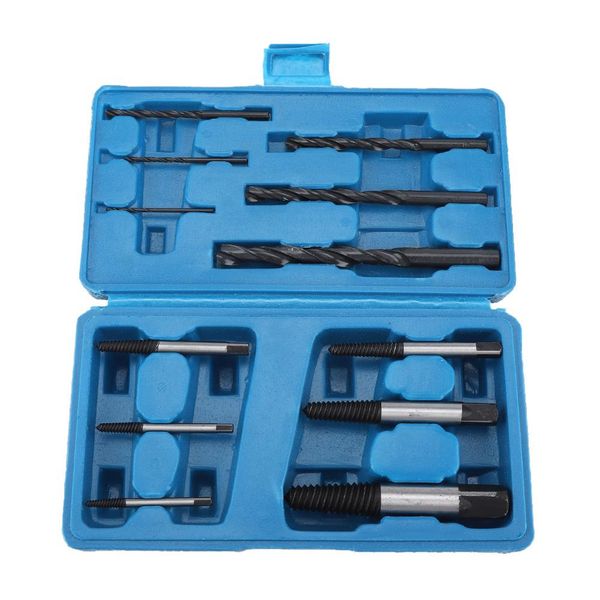 12pcs hand tools steel screw extractors and drill bits guide set broken bolts removing
12pcs hand tools steel screw extractors and drill bits guide set broken bolts removing