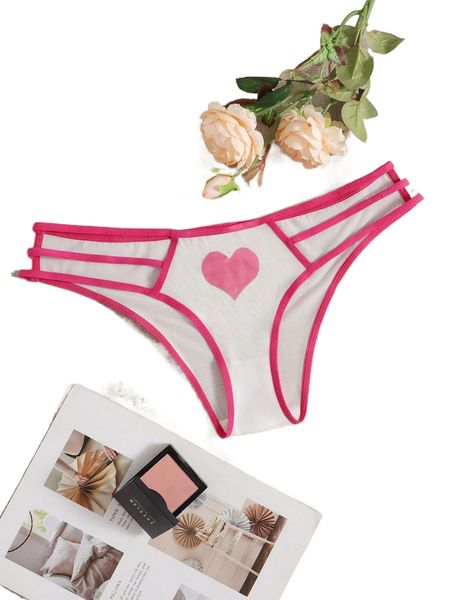 plus heart pattern cut-out panty u5jc#, Black;white
plus heart pattern cut-out panty u5jc#, Black;white