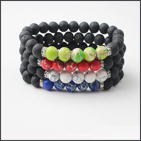 charm bracelets jewelry sier color 8mm natural lava stone bead bracelet diy volcano essential oil diffuser for wo dhn0y, Golden;silver
charm bracelets jewelry sier color 8mm natural lava stone bead bracelet diy volcano essential oil diffuser for wo dhn0y, Golden;silver