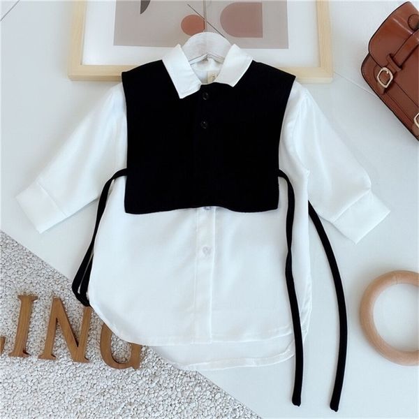 gooporson kemeja lengan panjang anak perempuan kecil longgar korea fashion blus set dua potong atasan panjang putih lucu kostum anak-anak 22, White;black
gooporson kemeja lengan panjang anak perempuan kecil longgar korea fashion blus set dua potong atasan panjang putih lucu kostum anak-anak 22, White;black