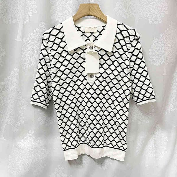 women's knits & tees xiaohe spring and summer ultra-fine cotton versatile knitted polo collar short sleeved t-shirt, White
women's knits & tees xiaohe spring and summer ultra-fine cotton versatile knitted polo collar short sleeved t-shirt, White