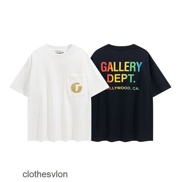 designer t shirt gallerysdept tshirt summer pocket letter print casual round neck short sleeve high street loose men's women's t-s, White;black
designer t shirt gallerysdept tshirt summer pocket letter print casual round neck short sleeve high street loose men's women's t-s, White;black