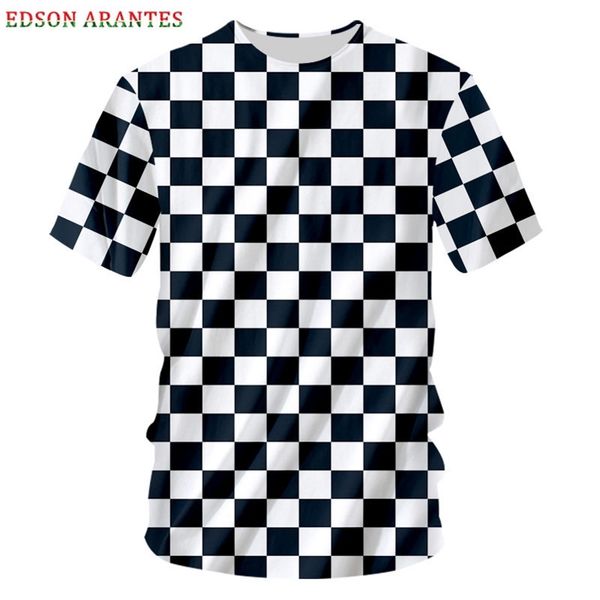 funky 3d white black plaid print casual t shirts summer short sleeve o-neck t-shirt custom clothes plus size s-7xl 220619
funky 3d white black plaid print casual t shirts summer short sleeve o-neck t-shirt custom clothes plus size s-7xl 220619