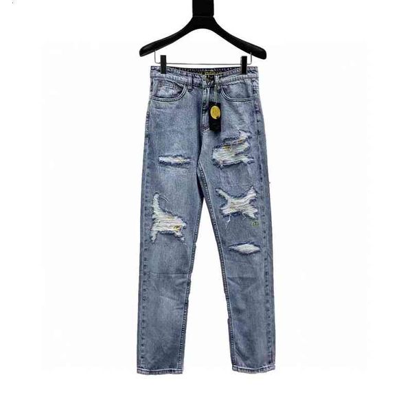 women's jeans d family high version correctly printed bieber ripped jeans can be solid, Blue
women's jeans d family high version correctly printed bieber ripped jeans can be solid, Blue