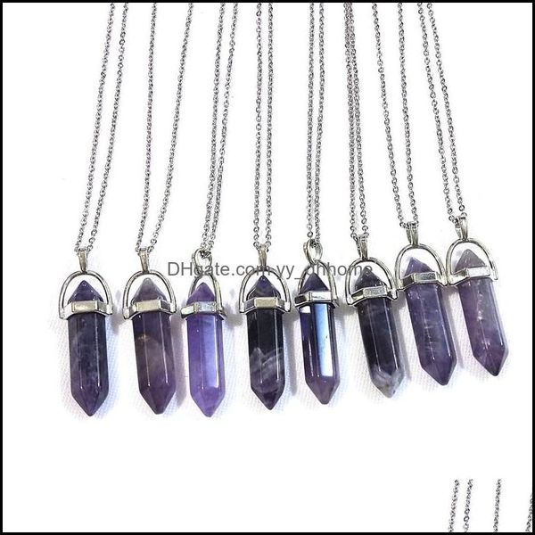 pendant necklaces pendants jewelry reiki healing amethyst natural stone hexagonal amethysts quartz dhheg, Silver
pendant necklaces pendants jewelry reiki healing amethyst natural stone hexagonal amethysts quartz dhheg, Silver