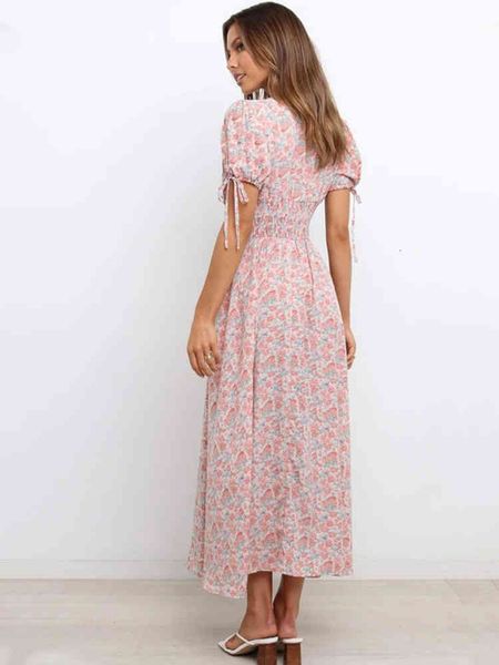 casual dresses puff short sleeve dress women summer elegant pink v neck button maxi party dresses casual lace-up floral beach long dress 202, Black;gray
casual dresses puff short sleeve dress women summer elegant pink v neck button maxi party dresses casual lace-up floral beach long dress 202, Black;gray