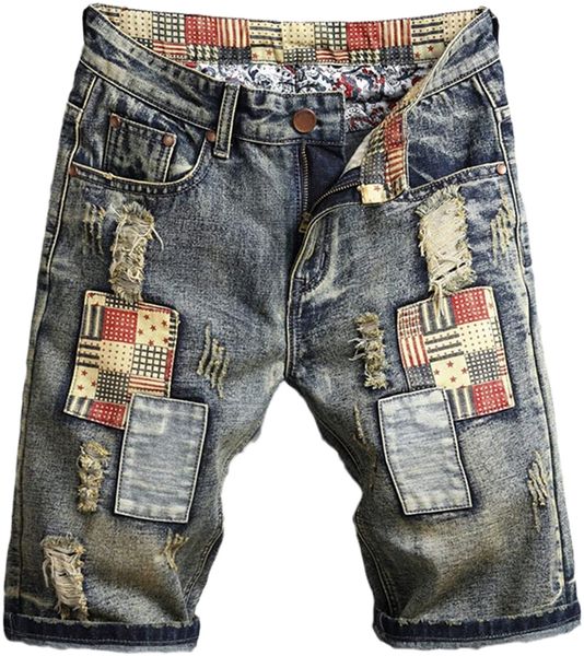 shorts for men ripped short jeans denim vintage knee length patchwork scatched straight denim shorts for men 01k7#, White;black
shorts for men ripped short jeans denim vintage knee length patchwork scatched straight denim shorts for men 01k7#, White;black