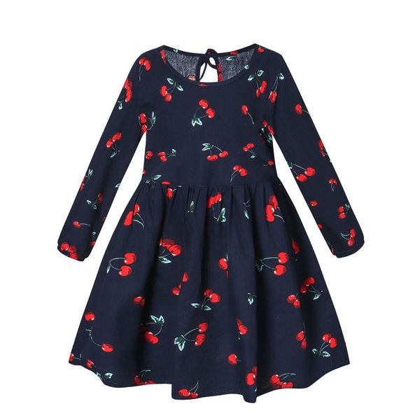 girl's dresses 9m-6y spring autumn girls princess for kids floral cherry printed party birthday dress children's casual clothes, Red;yellow
girl's dresses 9m-6y spring autumn girls princess for kids floral cherry printed party birthday dress children's casual clothes, Red;yellow