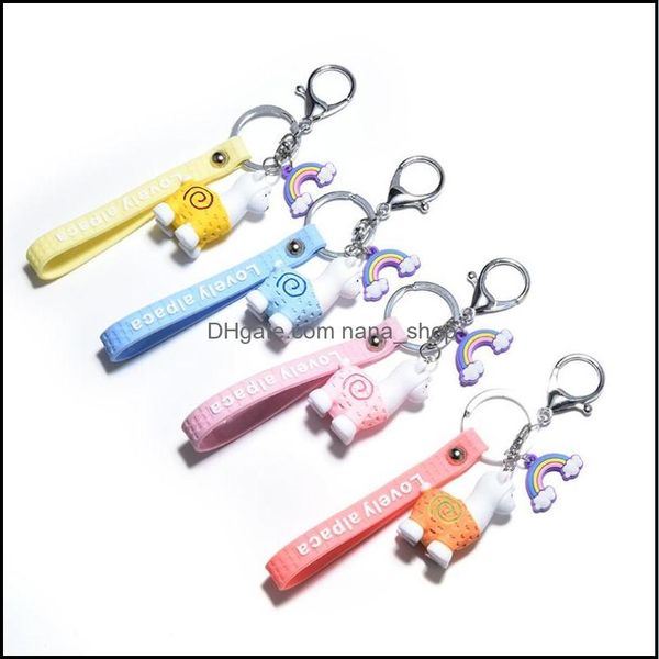 keychains fashion accessories cute cartoon resin alpaca rainbow mticolor keyring mobile phone bag creative pendant couple keychain gift drop, Silver
keychains fashion accessories cute cartoon resin alpaca rainbow mticolor keyring mobile phone bag creative pendant couple keychain gift drop, Silver