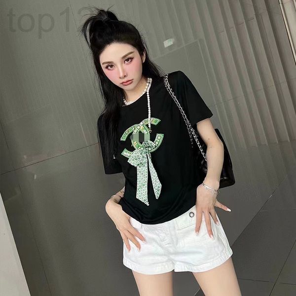 women's t-shirt designer xiaoxiangfeng 2022 summer new heavy industry manual bead nailing short sleeve t-shirt women's fashion bra, White
women's t-shirt designer xiaoxiangfeng 2022 summer new heavy industry manual bead nailing short sleeve t-shirt women's fashion bra, White