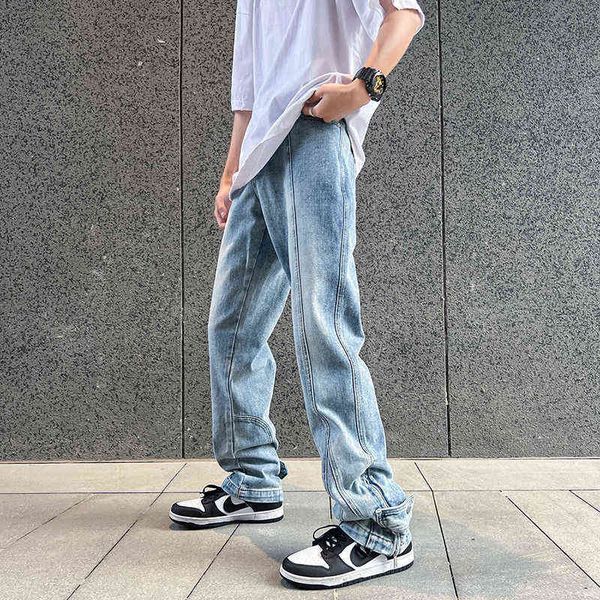 baggy blue jeans men slim fashion zipper casual straight jeans mens japanese streetwear hip hop denim pants mens trousers s-3xl t220726
baggy blue jeans men slim fashion zipper casual straight jeans mens japanese streetwear hip hop denim pants mens trousers s-3xl t220726