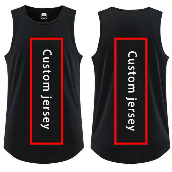 men' custom shirt compression tights gym vest quick-drying jersey sleeveless sports summer cool men' running custom vest 220607, White;black
men' custom shirt compression tights gym vest quick-drying jersey sleeveless sports summer cool men' running custom vest 220607, White;black