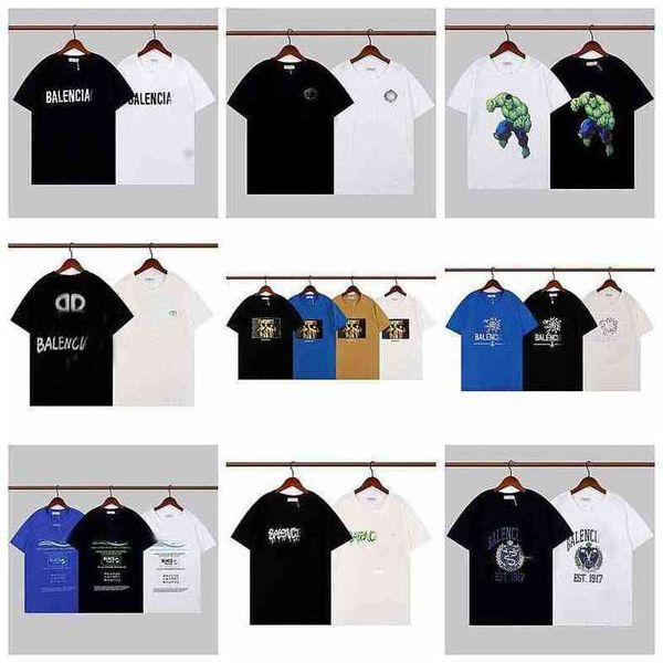 designer paris high version european and american fashion brand pure cotton men's and women's lovers' loose round neck short, White;black
designer paris high version european and american fashion brand pure cotton men's and women's lovers' loose round neck short, White;black