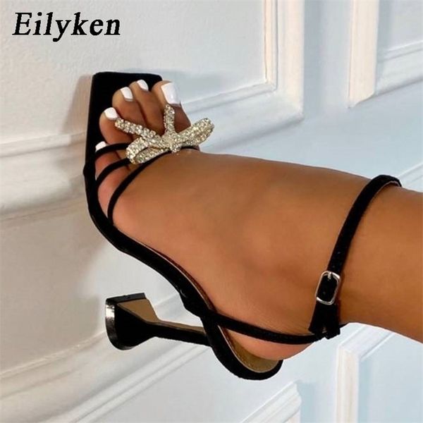 eilyken women shoes gladiator sandals high heels summer party dress buckles pumps big size 42 220326, Black 
eilyken women shoes gladiator sandals high heels summer party dress buckles pumps big size 42 220326, Black