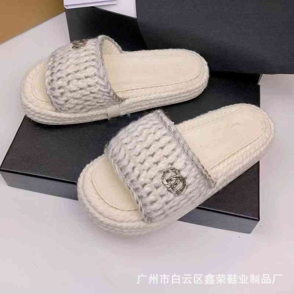 sandals spring and summer small fragrance line slippers women's thick base fairy style leather woven flat bottom wearing sandals bqfg, Black
sandals spring and summer small fragrance line slippers women's thick base fairy style leather woven flat bottom wearing sandals bqfg, Black