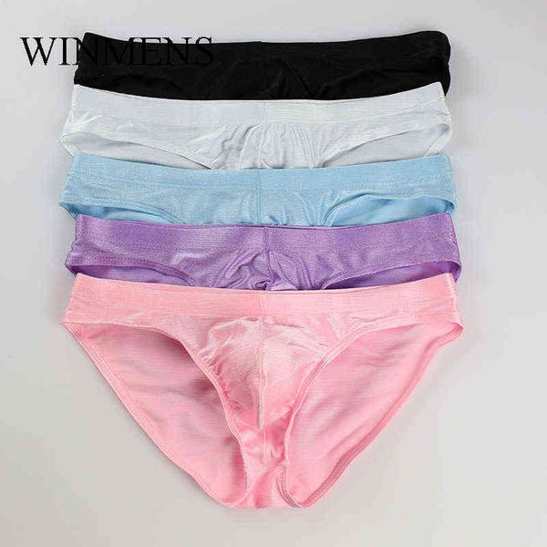 5 pcs/lot man underwear/candy colors solid silky male bulge pouch jockstraps panties/gay briefs seamless lingerie y220426, Black;white
5 pcs/lot man underwear/candy colors solid silky male bulge pouch jockstraps panties/gay briefs seamless lingerie y220426, Black;white