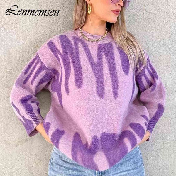 lenmemsen elegant printed knitted sweater women autumn casual o-neck long sleeve pullover fe t220824, White;black
lenmemsen elegant printed knitted sweater women autumn casual o-neck long sleeve pullover fe t220824, White;black