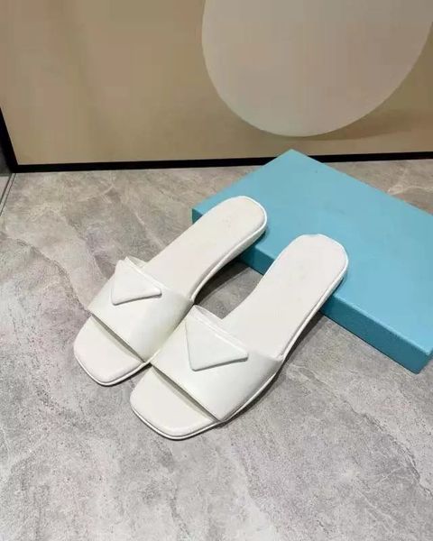summer women spring slipper casual slide bech shoes flat open toe black patent genuine leather brushed triangle on toe and low heel with box
summer women spring slipper casual slide bech shoes flat open toe black patent genuine leather brushed triangle on toe and low heel with box