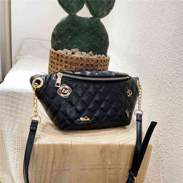 chain messenger belt bag autumn one shoulder chest bag seal letter chain diagonal versatile women's waist bag 220712
chain messenger belt bag autumn one shoulder chest bag seal letter chain diagonal versatile women's waist bag 220712