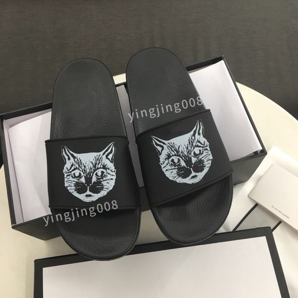 2022 women sandal slides designer classic flat slippers red yellow cartoon real leather ladies summer beach shoes womens size35-46, Black
2022 women sandal slides designer classic flat slippers red yellow cartoon real leather ladies summer beach shoes womens size35-46, Black