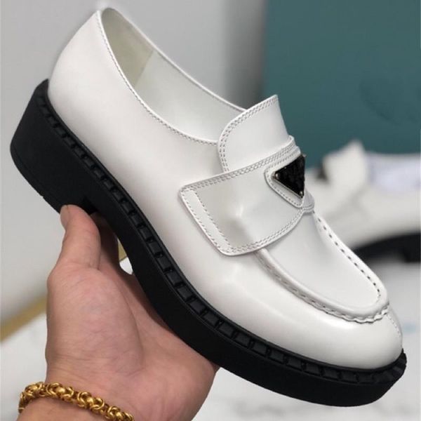 fashion-luxury brand designer spring summer loafer shoes womens fashion trend thick bottom round head triangle label leather casual, Black
fashion-luxury brand designer spring summer loafer shoes womens fashion trend thick bottom round head triangle label leather casual, Black