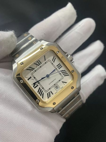 2022 new square watches 40mm geneva genuine stainless steel mechanical watches case and bracelet fashion 904l mens watches male wristwatch, Slivery;brown
2022 new square watches 40mm geneva genuine stainless steel mechanical watches case and bracelet fashion 904l mens watches male wristwatch, Slivery;brown