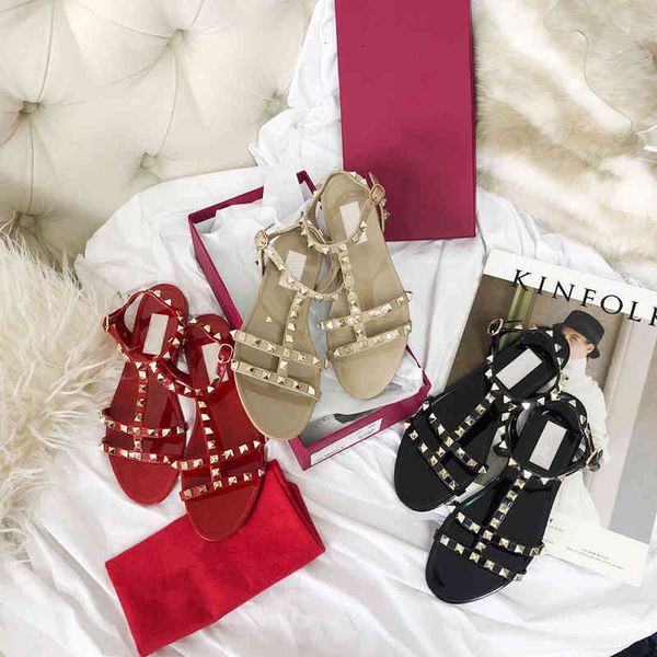 high-end women's sandals shoes production summer jelly rivet rubber sandals non-slip flat beach shoelaces shoe box vwtd p8tg, Black
high-end women's sandals shoes production summer jelly rivet rubber sandals non-slip flat beach shoelaces shoe box vwtd p8tg, Black