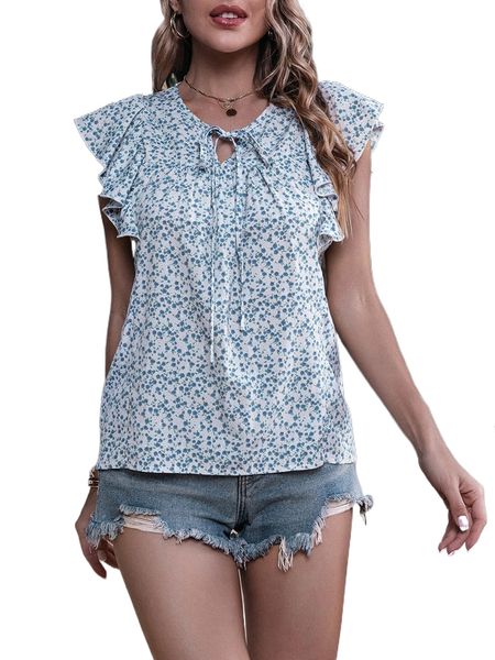 ditsy floral print tie neck butterfly sleeve blouse v4ut#, White
ditsy floral print tie neck butterfly sleeve blouse v4ut#, White