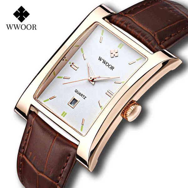 tags wwoor brand classic fashion men rectangle watch male gold brown leather quartz waterproof watch for men calendar clocks geneva, Slivery;brown
tags wwoor brand classic fashion men rectangle watch male gold brown leather quartz waterproof watch for men calendar clocks geneva, Slivery;brown