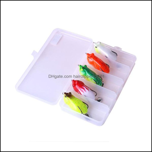 baits lures fishing sports outdoors 5pcs/lot 6cm 13g soft frog lure 5 colors artificial sile plastic boxed tackle drop delivery 2021 gnab3
baits lures fishing sports outdoors 5pcs/lot 6cm 13g soft frog lure 5 colors artificial sile plastic boxed tackle drop delivery 2021 gnab3