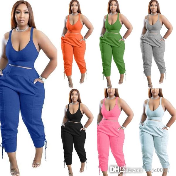 women plus size clothing designers tracksuits two piece pants outfits tank bandage sweatpants suit 4xl 5xl, Black
women plus size clothing designers tracksuits two piece pants outfits tank bandage sweatpants suit 4xl 5xl, Black